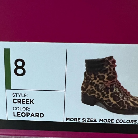 Womens So Leopard Print Ankle Boots. Excellent Condition - Picture 2 of 5
